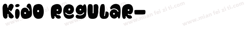 Kido Regular字体转换